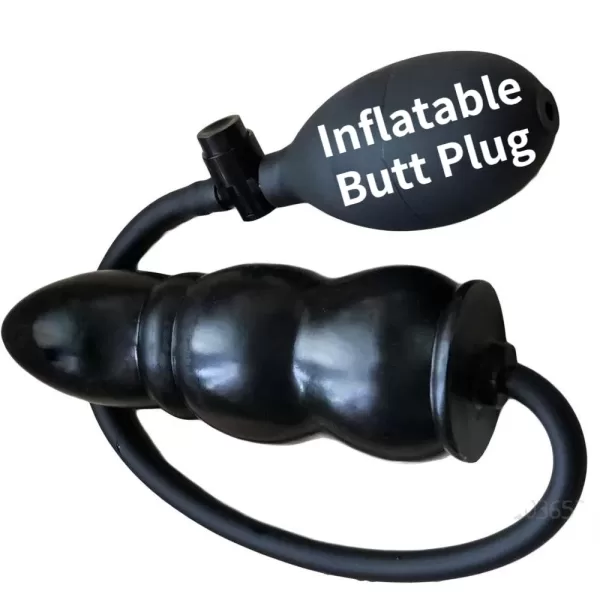 Huge Inflatable Beads Plug Big Balls Massager