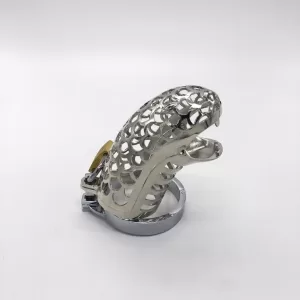 Snake Shape 304 Stainless Steel Male Chastity Device - SMCock