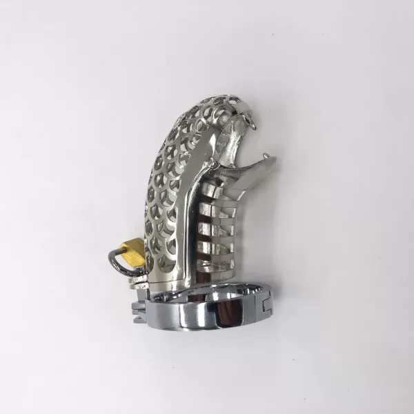 Snake Shape 304 Stainless Steel Male Chastity Device - SMCock