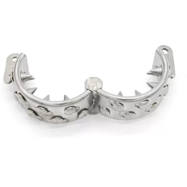 2 Rows Teeth Penis Rings Cock Ring Pendant Scrotum Testicle Chastity Belt - SMCock